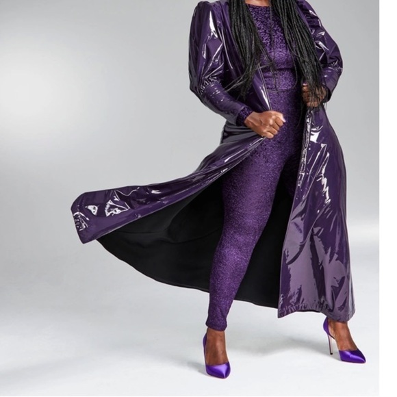 NWOT BAR III LONG EGGPLANT PURPLE DUSTER SIZE 3X - Picture 7 of 11